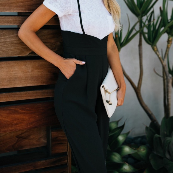 jumpsuit pants with suspenders